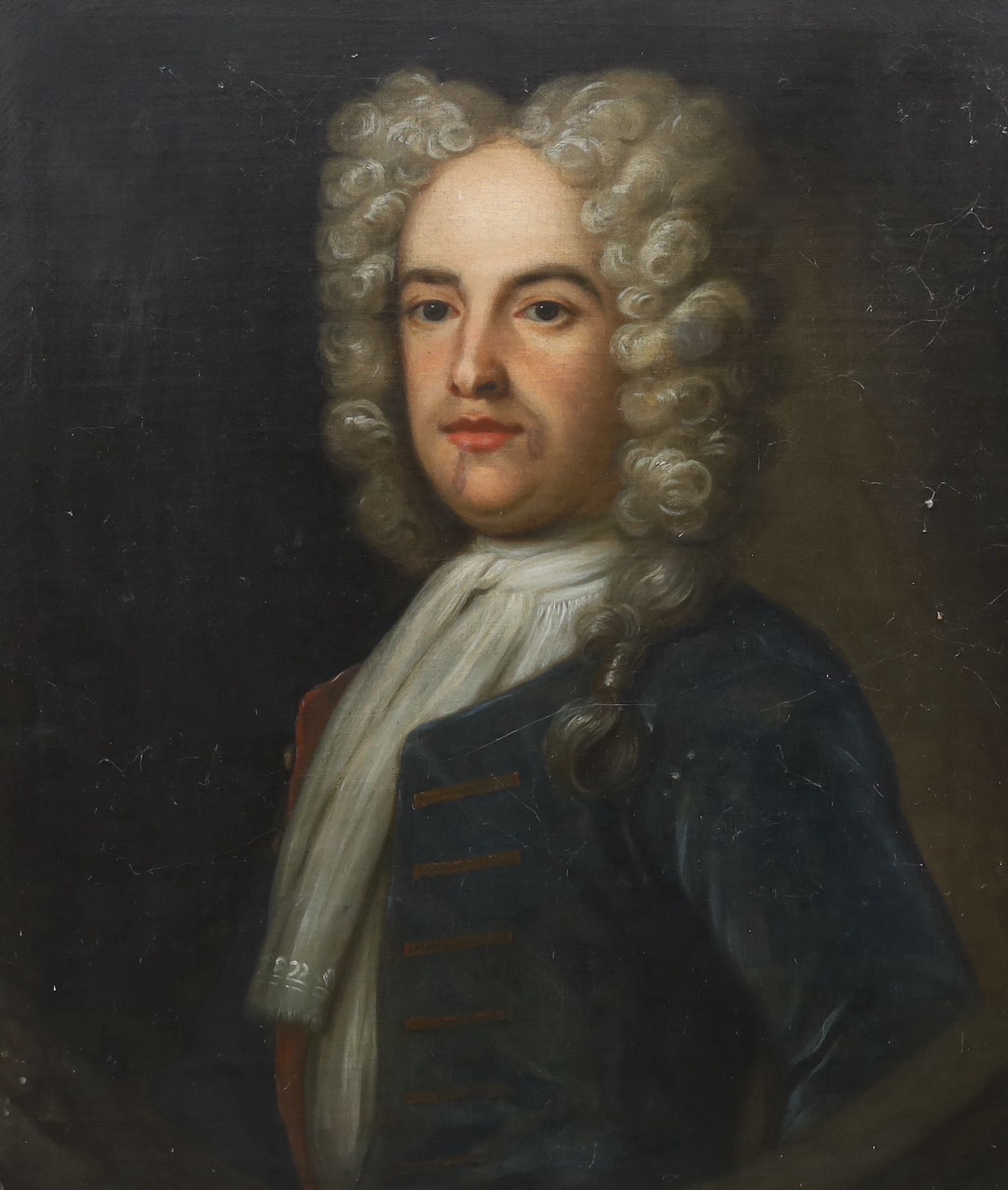 Early 18th century, English School, oil on canvas, Portrait of a gentleman, possibly Charles Talbot, 1st Duke of Shrewsbury, 75 x 63cm
